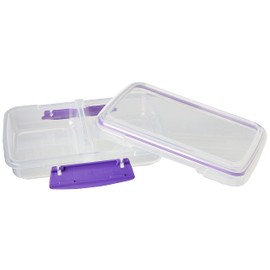 Sistema 61517 KLIP IT Accents Split Food Storage Container, 350 ml - Assorted Colour