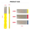 DMD Mini Diamond Sharpening File Set, 3PCS Portable Knife Sharpener