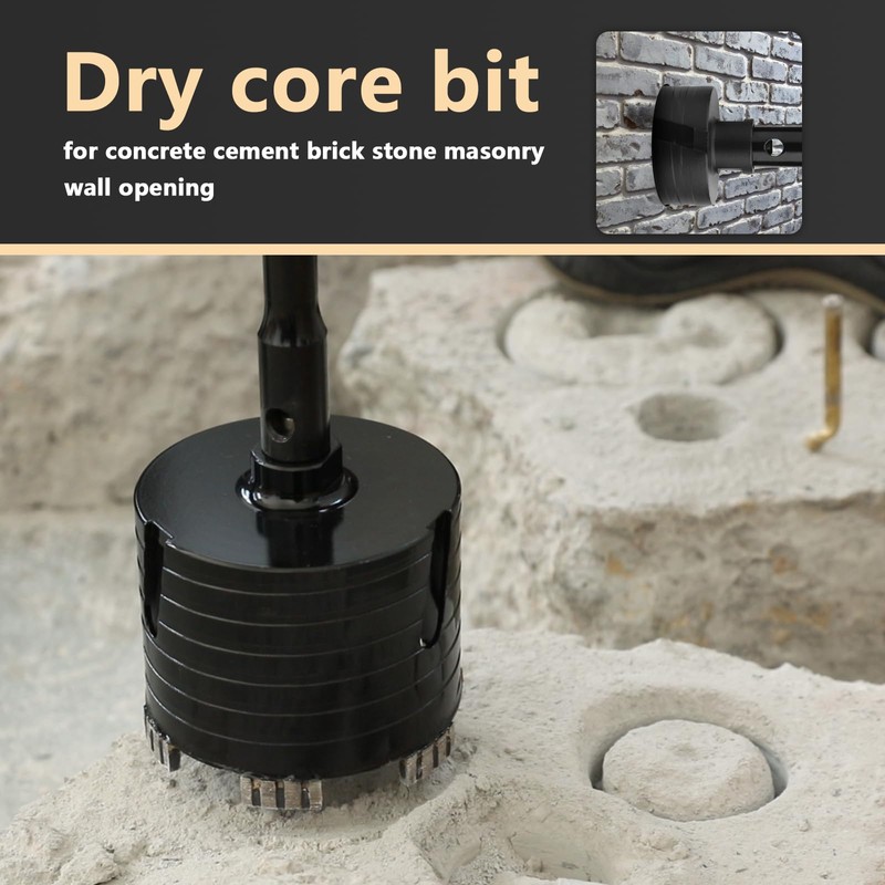 115mm (4.5 inch) Diamond Dry Core Drill Bit with SDS