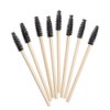 MyAoKuE-UP 100 Pack Bamboo Handle Mascara Wands Disposable Eyelash Brushes