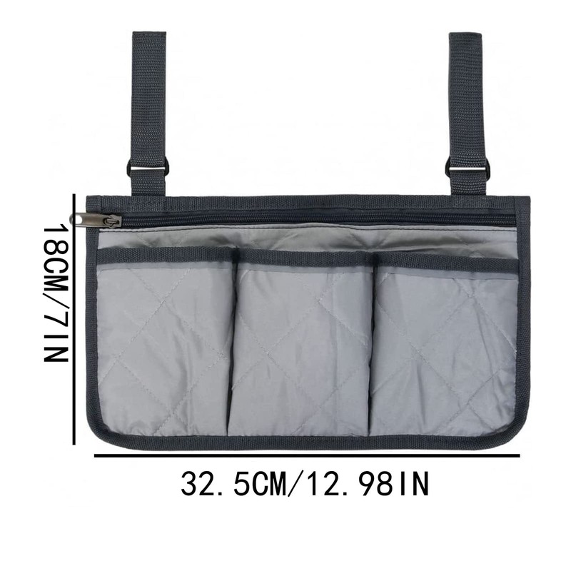 Secure Storage Bag for Wheelchairs, Mobility Aid Wheelchair Accessories Bag,