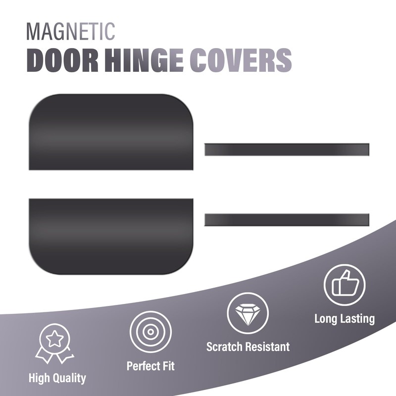30 Pack 3.5" Door Hinge Masking, Magnetic Door Hinges Protect