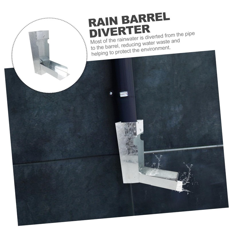Kisangel 1set Rainwater Diverter for Lawn Water Reuse Collector for