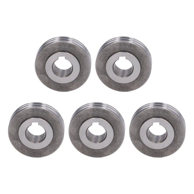 5Pcs Welder Wire Feed Roller 1.2‑1.2mm Groove Feeding Guide Wheel