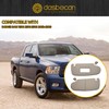 Dasbecan Gray Pair Car Sun Visor Compatible with Dodge Ram
