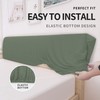 HAMON Bed Headboard Cover, Single/King/Double Bed Headboard Slipcover Stretchable Dustproof