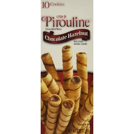 DeBeukelaer Pirouline Cream Wafer, Hazelnut, 3.25 Ounce (Pack of 12)