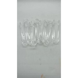 10 Pinzas Transparentes Pequeños Utensilios De Cocina