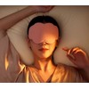 Breathable soft memory foam for a good night’s sleep eye patch pink 4ea
