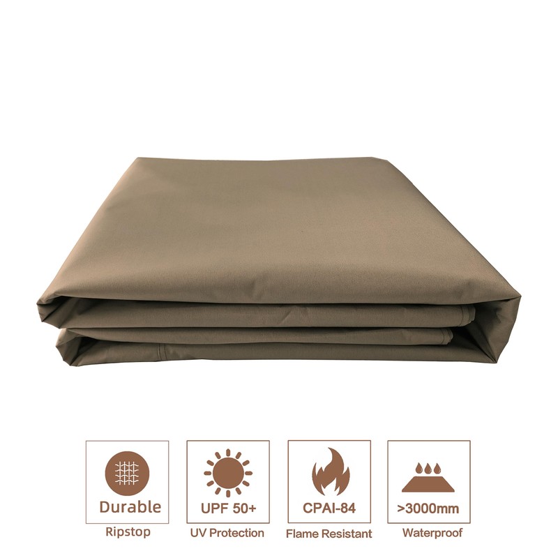 SCOCANOPY Replacement roof Compatible with Target Madaga Gazebo Model L-GZ136PST,(Khaki)