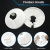 16mm Radiator Pipe Covers Chrome – White Radiator Pipe Collars