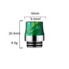Drip tip mouthpiece for evaporator with 810 connection made of