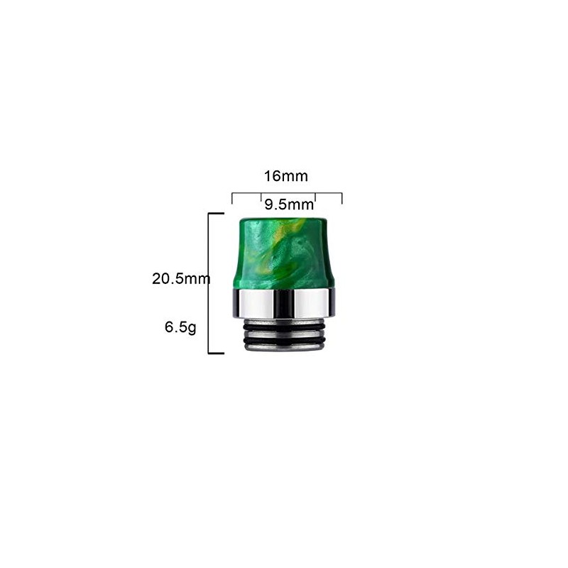 Drip tip mouthpiece for evaporator with 810 connection made of
