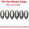 TECART 3/4/5-buttons Zinc alloy Key Fob Cover Case Protective Fit