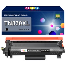 TN830XL Toner Cartridge(with Chip) 1 Pack Black Compatible with Brother TN830XL Toner Cartridge, Working with HL-L2460DW MFC-L2820DW MFC-L2820DWXL HL-L2400D HL-L2405W DCP-L2640DW HL-L2480DW Printer