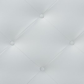 Baxton Studio Baltimore Modern and Contemporary King White Faux Leather Upholstered Headboard