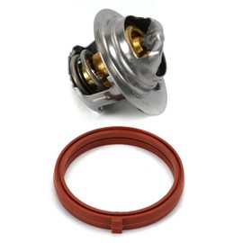 MAXWIN Coolant Thermostat Housing Fit 01-10 for Chrysler PT Cruiser 2.4L, 01-06 Sebring 2.4L, 00-03 for Chrysler Voyager 2.4L, 96-07 for Dodge Caravan 2.4L, 95-05 Neon 2.0L, 95-06 Stratus 2.4L