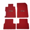 Unbranded Fit 12-15 Honda Civic 2DR Coupe Red Nylon Floor