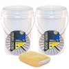 2 Car Wash Buckets & Bucket Barriers - 2 Bucket
