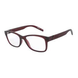 Arnette Men's AN7180 Momochi Rectangular Prescription Eyeglass Frames, Matte Red/Demo Lens, 51 mm
