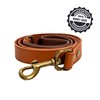 Leather Dog Leash - 4ft Heavy Duty Leather Leash for