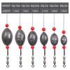 CWSDXM Fishing Egg Sinker Weight Rigs 6pcs Flounder Rig Saltwater