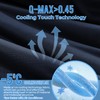 Seersucker Cooling Comforter King Size, Q-Max 0.45 Reversible Cooling Blanket