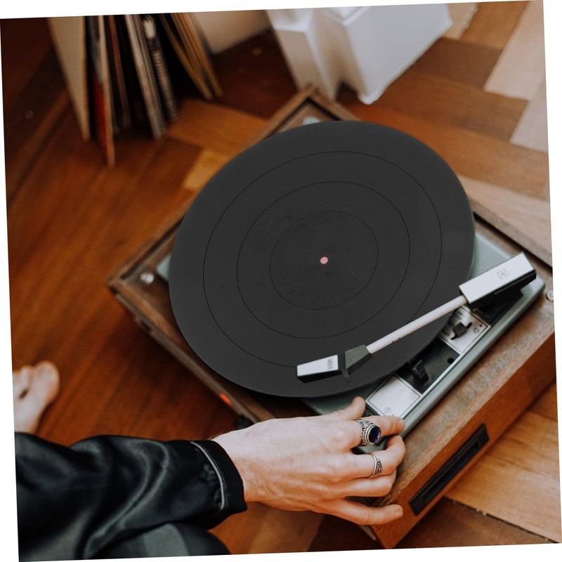 OSALADI Turntable Record Mat Vinyl Record Pad Anti-Static Disc Protective