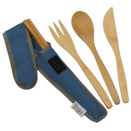 TO-GO WARE Classic Bamboo Cutlery Set 20200001002000 Indigo