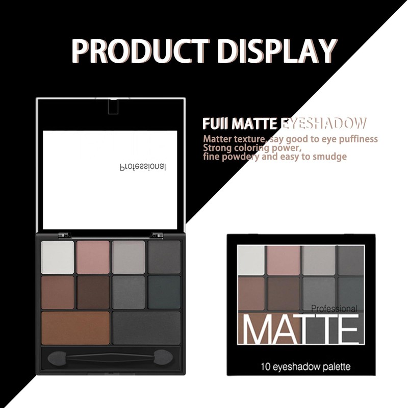 Smokey Eyeshadow Palette, Full Matte Smokey Eye Shadow Pallets for