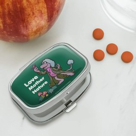 Mokey Love Mother Nature Fraggle Rock Rectangle Pill Case Trinket Gift Box