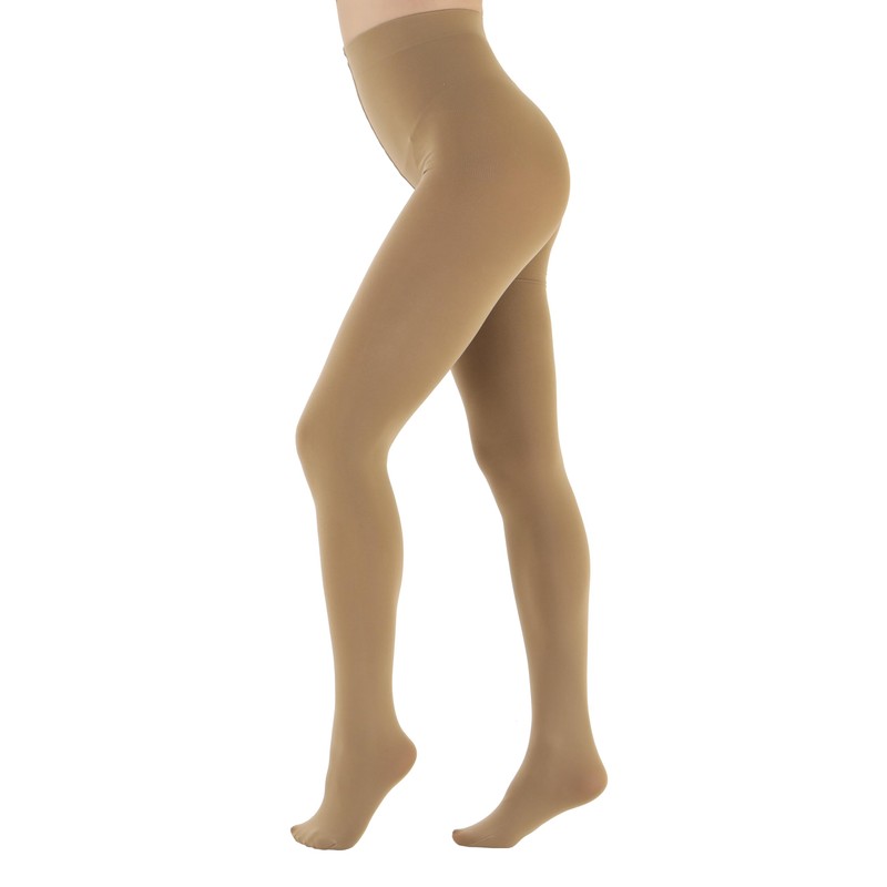 EVERSWE Women's Super Opaque Microfiber Tights 120D (Nude,M/L)