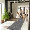 Tiffasea Long Hallway Runner Rug 2.6'x10' Washable Rug Runners Modern