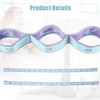 VOCOSTE Yoga Stretch Strap with 9 Loops Elastic Strap Blue