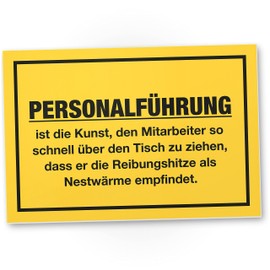 DankeDir! Personalführung - Kunst Mitarbeiter Türschild Büro Lustige Geschenkidee Büro - Scherzartikel Spaßartikel Lustiges Geschenk Chef Kollegen Geburtstagsgeschenk Humor Büro Deko