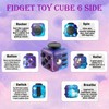 3 Pcs Fidget Toys, Fidget Toys For Kids, Fidget Cube,
