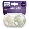 Avent Ultra Soft Soother 0-6 Months X 2 (Assorted Colours)