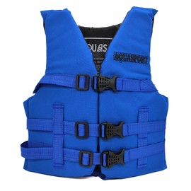 AQUASPORT Chaleco acuatico de flotación Adulto, Juvenil, Infantil, bebés (Azul Rey, 1)