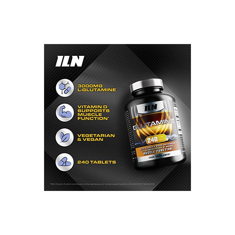 Glutamine - 3000mg L Glutamine Per Serving - Enhanced with