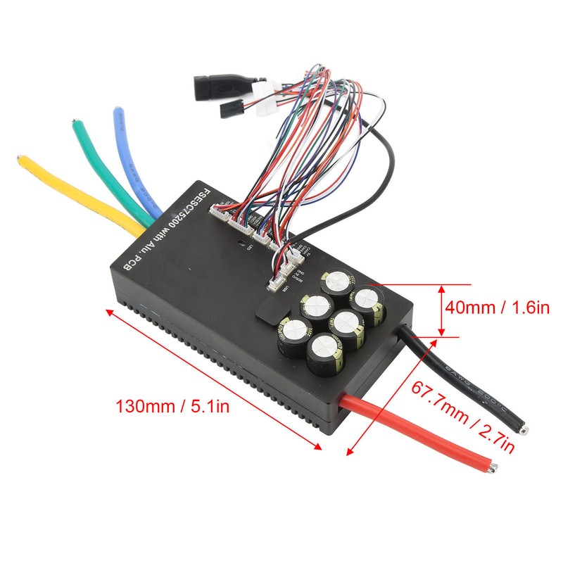 Brushless Motor Controller Aluminum Alloy ESC Electric Robot Scooter Speed