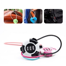 EA Mini Combination Cable Lock Black Lock 2ea