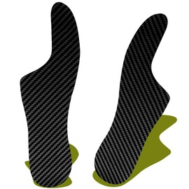 Morton's Extension Orthotic, Carbon Fiber Insole(1 Pair), Turf Toe Plate Rigid Shoe Insert for Morton's Toe, Turf Toe, Arthritis, Hallux Rigidus, Broken Big Toe, Alternative to Turf Toe Brace,275mm
