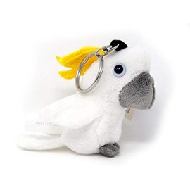 Cornelißen Plush Key Ring – Yellow-Crested Cockatoo – Parrot