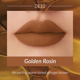 Kaleidos Cloud Lab Lip Clay | Velvety Matte, Lightweight & Long-Lasting, Rich & Buildable Color, Rave Makeup, Festival Makeup, Cosmetic Gift, Lipstick:_Golden Rosin