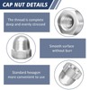 Pack of 10 Acorn Nuts M4 Stainless Steel Cap Nuts,