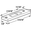 Prime-Line F 2671 2-9/16 In. White Vinyl Window Tilt Latch