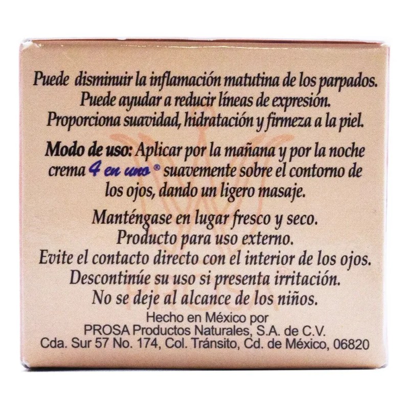 Crema Prosa Con Pala Contorno De Ojos Antiarrugas Hidratante