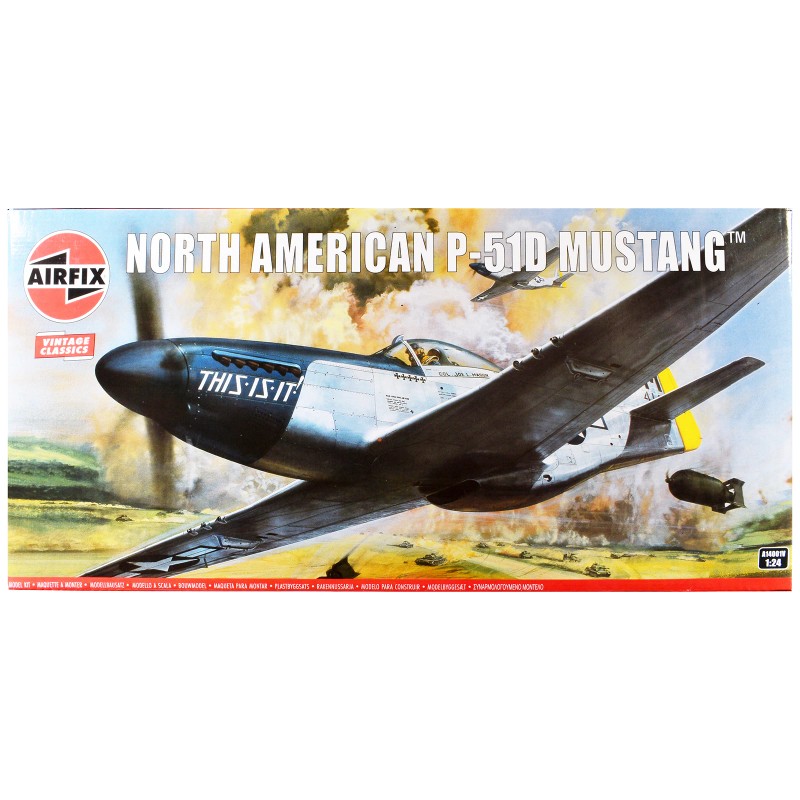 Airfix DCD Level 4 North American P-51D Mustang Aircraft 1/24