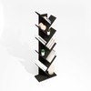 Furinno Tree Bookshelf 9-Tier Floor Standing Tree Bookcase, Black Espresso