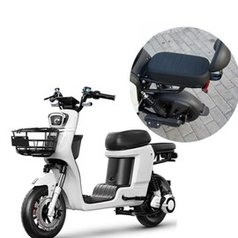 rockible Rear Passenger Cushion Bike Seat Cushion Universal Soft Passenger Saddle for Boys Girls Adult Children